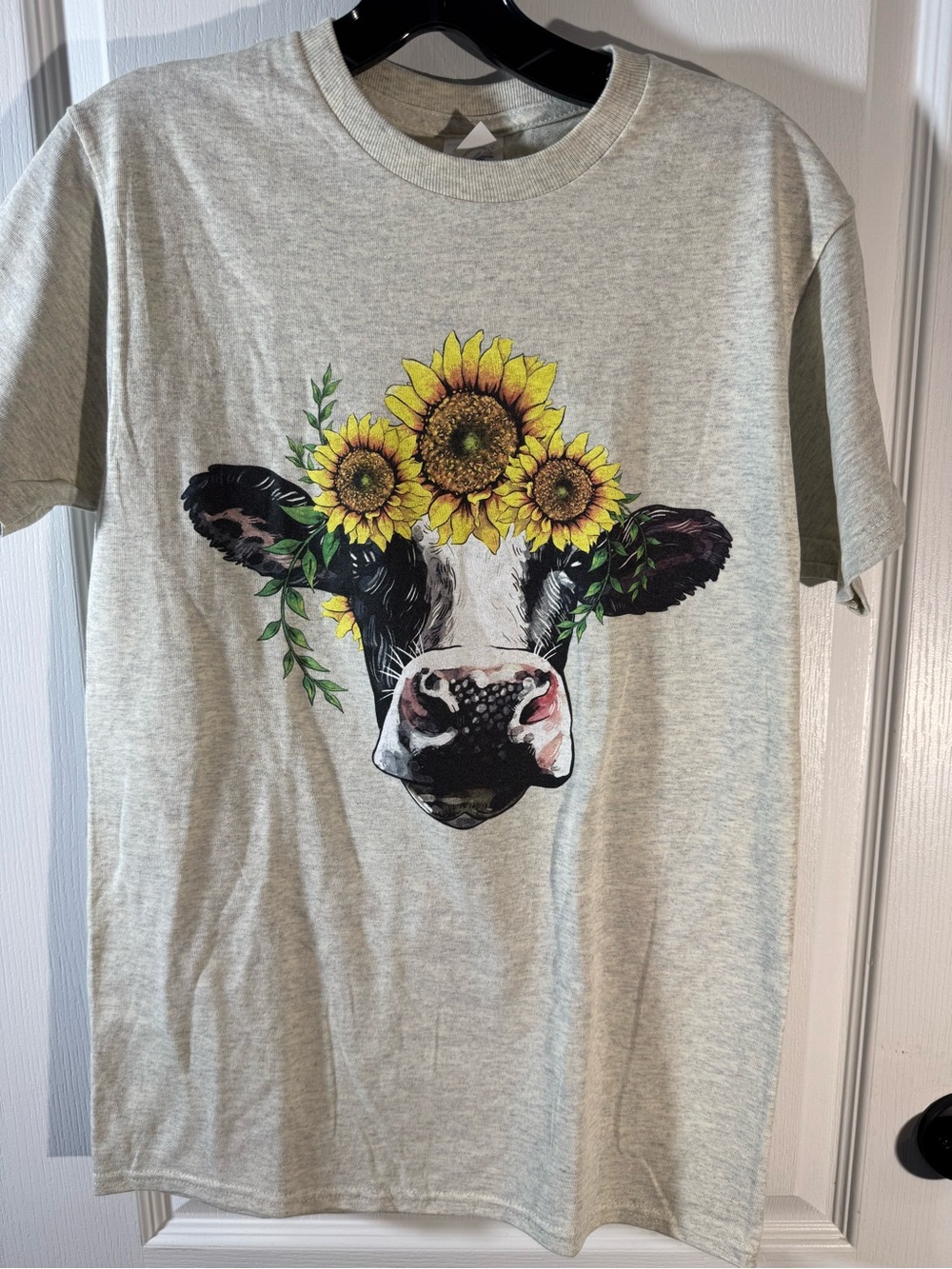 Sunflower Cow Graphic Tee